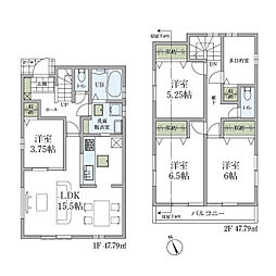 あきる野市野辺第14　全1棟　新築戸建　1号棟