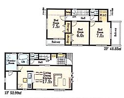 あきる野伊奈1253番　新築戸建　全15棟　2号棟