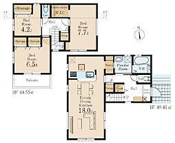 あきる野上代継　新築戸建　全6棟　1号棟