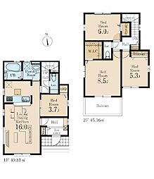 あきる野上代継　新築戸建　全6棟　6号棟