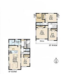 あきる野高尾第2　新築分譲住宅　全6棟　2号棟
