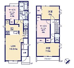 昭島田中町　新築戸建　全4棟　Ｃ号棟