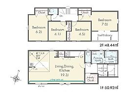 瑞穂高根第1期　新築戸建　全6区画　3号棟