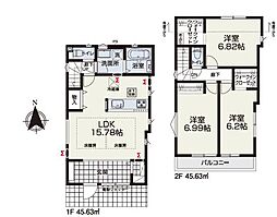 昭島市郷地町II期 新築分譲住宅 全2棟 2号棟