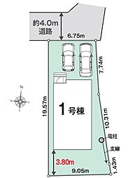 あきる野市下代継　01期　新築分譲住宅　全1棟
