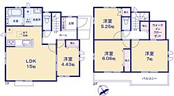 福生加美平　新築戸建　全1棟