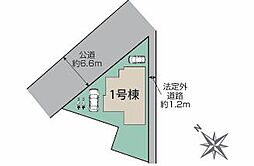 昭島市上川原町1丁目 新築分譲住宅 全1棟 1号棟