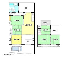 紫野上築山町貸家 1