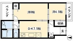 吉田上大路町貸家 1