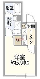 プティレスト平和島 2F-3