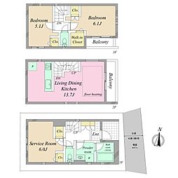 足立区関原2丁目　戸建