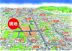 売土地 夢咲プレミアムガーデン上中　III（全12区画）