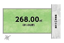 整形地／敷地81坪超／飯能市永田台　土地