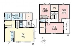 川越市小室　新築一戸建て