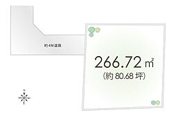 川越第一小学区川越市西小仙波町2丁目　土地