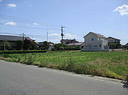 岡部駅徒歩7分の北西角地の100坪の敷地