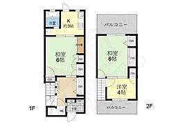 大阪市東淀川区淡路3丁目の一戸建て