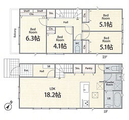 相模原市中央区横山４丁目の一戸建て