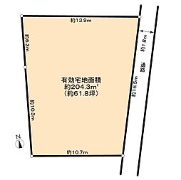 調布市布田3丁目土地