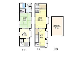 内本町3丁目戸建貸家