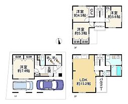 東淀川区北江口1丁目　中古戸建　4ＬＤＫ