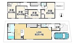 東淀川区淡路1丁目　新築戸建　4ＬＤＫ