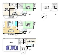 東淀川区大道南2丁目 中古戸建 5LDK