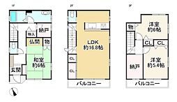 東淀川区瑞光5丁目　中古戸建　3ＳＬＤＫ
