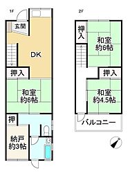 東淀川区北江口2丁目　中古戸建　3ＳＤＫ