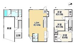東淀川区南江口3丁目　中古戸建　3ＬＤＫ