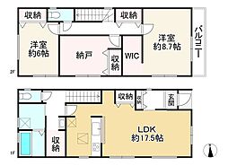 大阪市東淀川区南江口1丁目　新築戸建　2ＳＬＤＫ
