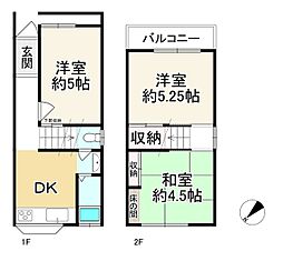 東淀川区大桐5丁目　中古戸建　3ＤＫ