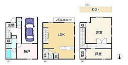 東淀川区小松3丁目　中古戸建　2ＳＬＤＫ