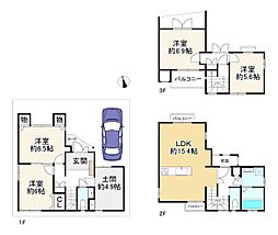 大阪市東淀川区北江口1丁目　中古戸建　4ＬＤＫ