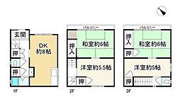 大阪市東淀川区豊里5丁目　中古戸建　4ＤＫ