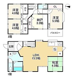 神戸市垂水区学が丘４丁目の一戸建て