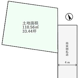 さいたま市岩槻区上野1丁目　建築条件なし売地