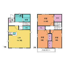 坂戸市関間戸建貸家