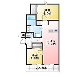 レジデンスヒューゲル鶴ヶ丘II 201