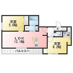 レジデンスヒューゲル鶴ヶ丘II 202