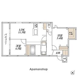 レジデンスヒューゲル鶴ヶ丘II 203