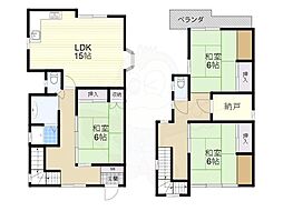 寝屋川市東大利町の一戸建て