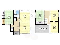寝屋川市高倉1丁目の一戸建て