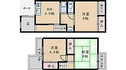 寝屋川市高柳２丁目の一戸建て