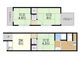 寝屋川市上神田2丁目の一戸建て