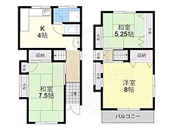 寝屋川市黒原橘町の一戸建て