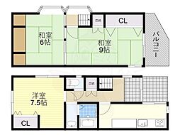 寝屋川市香里南之町の一戸建て