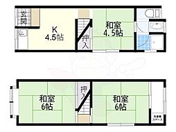 寝屋川市御幸東町の一戸建て