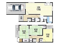 寝屋川市国松町の一戸建て
