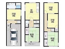 寝屋川市高柳２丁目の一戸建て